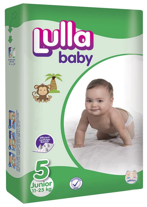 Scutece pentru copii LULLA BABY 5 Junior 11-25 kg 52 buc