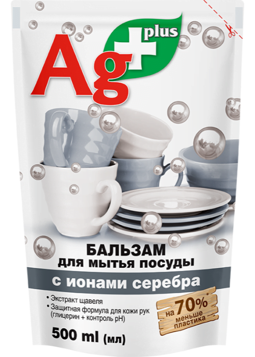 Gel pentru vesela BIO FORMULA 500 ml Ag+