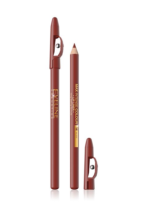 Creion pentru buze EVELINE MAX INTENSE COLOUR 9 g №14 Nude