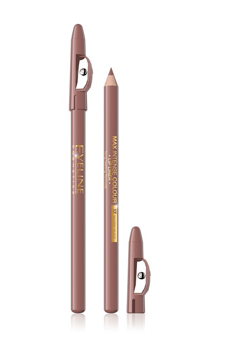 Карандаш для губ EVELINE MAX INTENSE COLOUR 9 г №17 Warm Nude