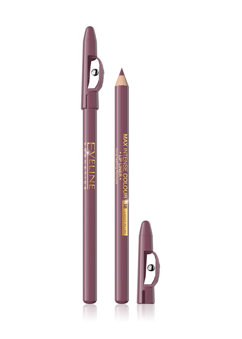 Creion pentru buze EVELINE MAX INTENSE COLOUR 9 g №18 Light Plum