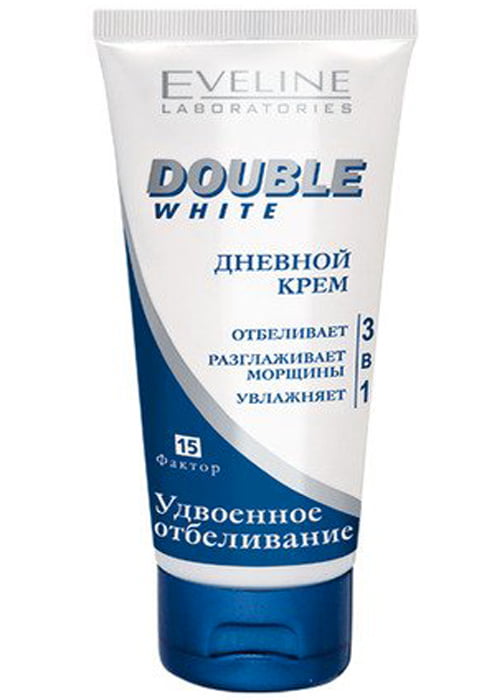 Крем для лица EVELINE DOUBLE WHITE 75 мл дневной