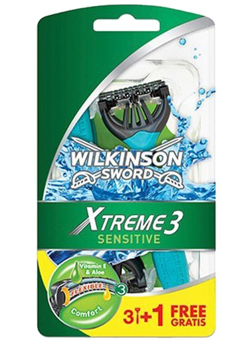 Aparat pentru ras WILKINSON XTREME3 SENSITIVE 3+1 buc