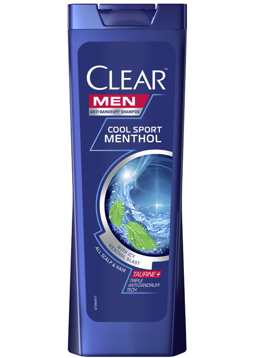 Sampon pentru par CLEAR 400 ml MEN Cool sport mentol