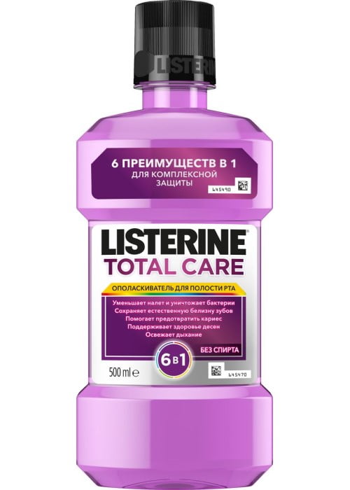 Зубной ополаскиватель LISTERINE 500 мл Total Care