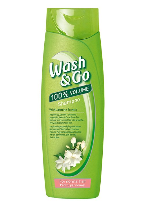 Sampon pentru par WASH AND GO 400 ml 2in1 Jasmin
