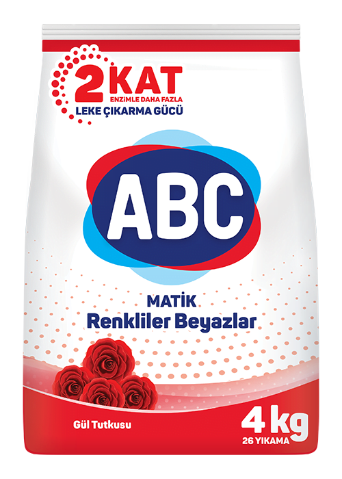 Стиральный порошок автомат ABC 4 кг Rose