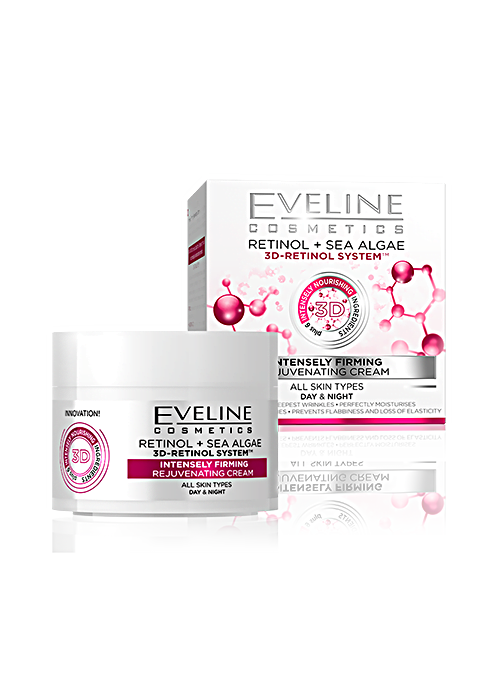 Крем для лица EVELINE 6 COMPONENTE 50 мл Ретинол и морские водоросли