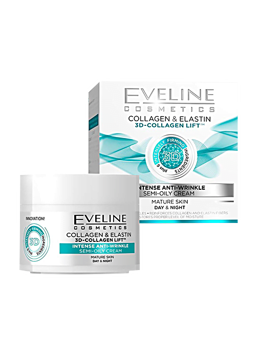 Крем для лица EVELINE 6 COMPONENTE 50 мл Коллаген и эластин