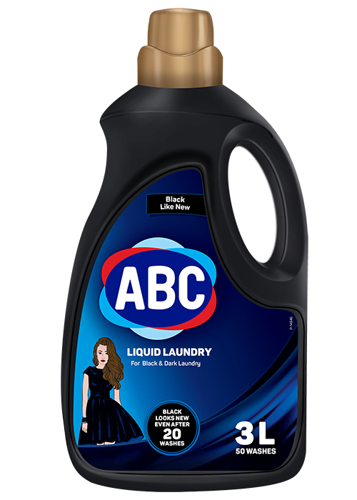 Стиральный жидкий порошок ABC 3 л Black