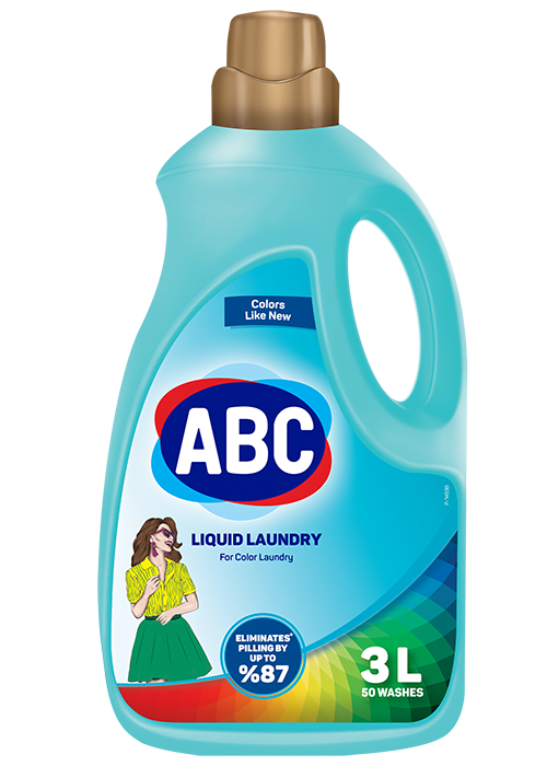 Стиральный жидкий порошок ABC 3 л Color