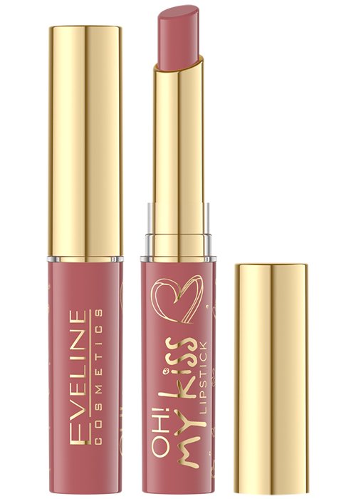 Ruj-balsam pentru buze EVELINE OH! MY KISS 2in1 №02
