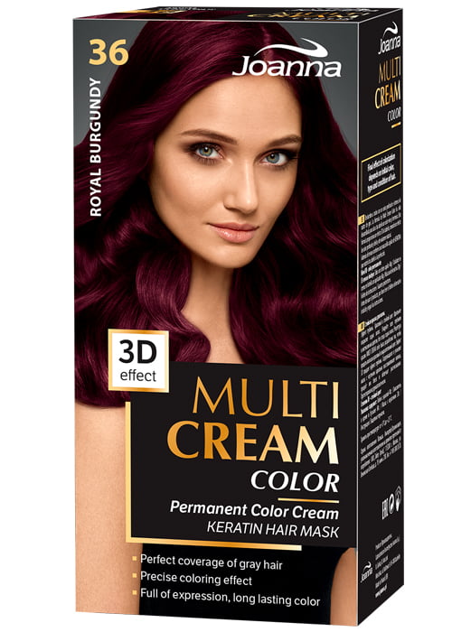 Краска для волос JOANNA MULTICREAM 3D №36 Королевский бургунд