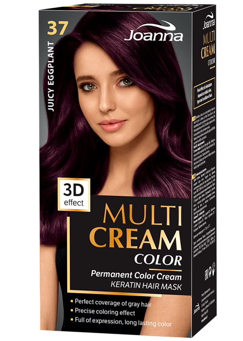 Краска для волос JOANNA MULTICREAM 3D №37 Баклажан