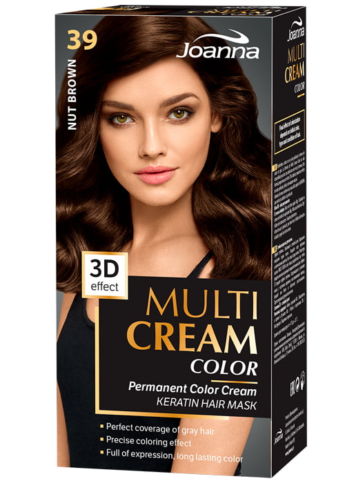Краска для волос JOANNA MULTICREAM 3D №39 Коричневый орех