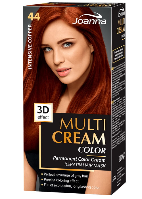 Краска для волос JOANNA MULTICREAM 3D №44 Интенсивная медь