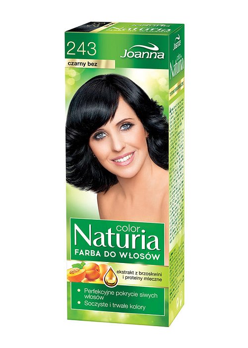 Vopsea pentru par JOANNA NATURIA COLOR №243 Negru albastru