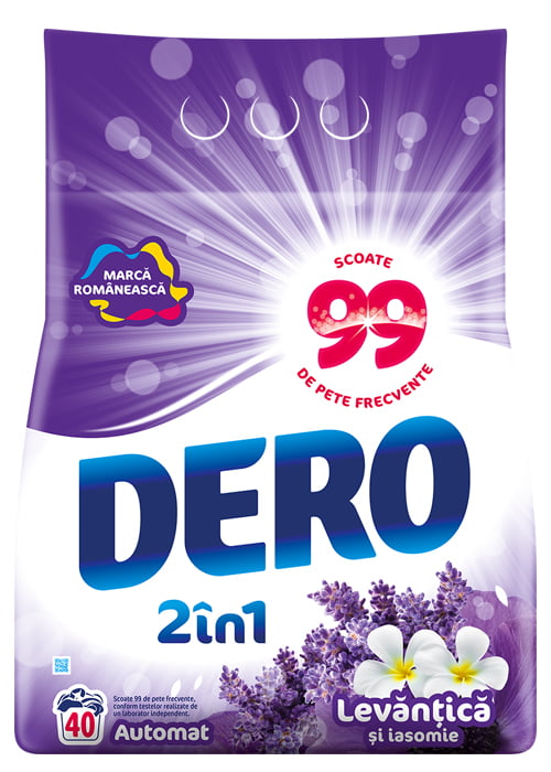 Detergent automat DERO 4 kg 2in1 Levantica si iasomie