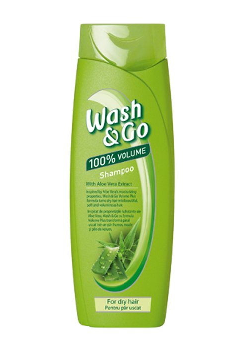 Sampon pentru par WASH AND GO 400 ml Aloe