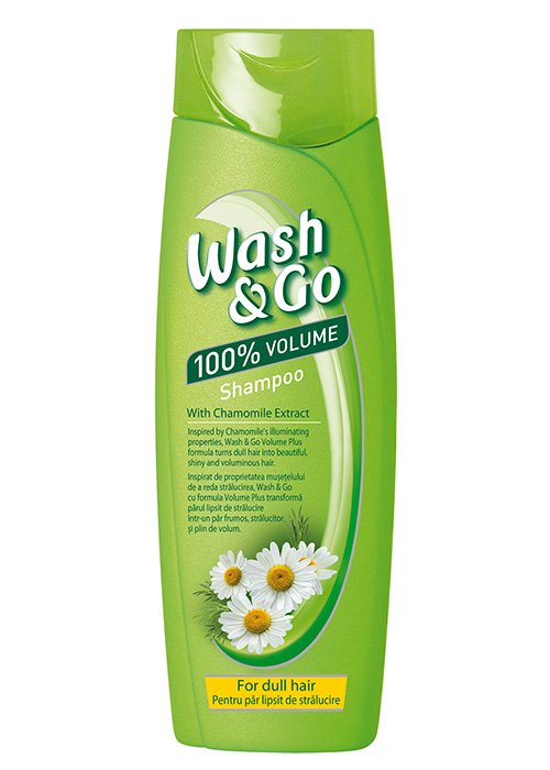 Sampon pentru par WASH AND GO 400 ml Chamomile