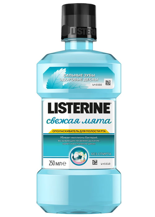 Зубной ополаскиватель LISTERINE 250 мл Свежая мята