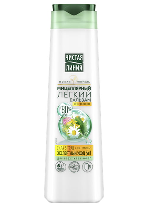 Balsam pentru par ЧИСТАЯ ЛИНИЯ 380 ml Micelar