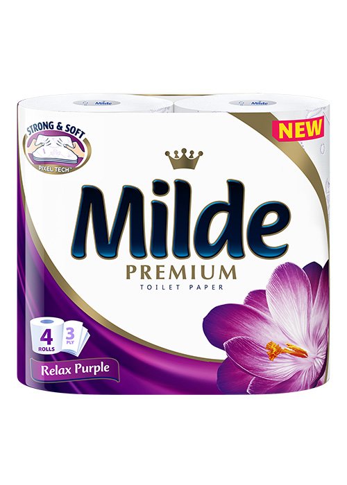 Hirtie igienica MILDE 3 str 4 buc Relax