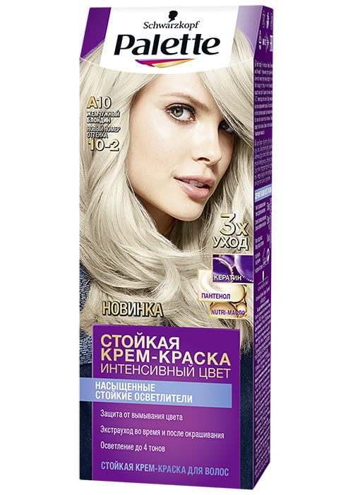 Vopsea pentru par PALETTE №А-10 Blond Perlat