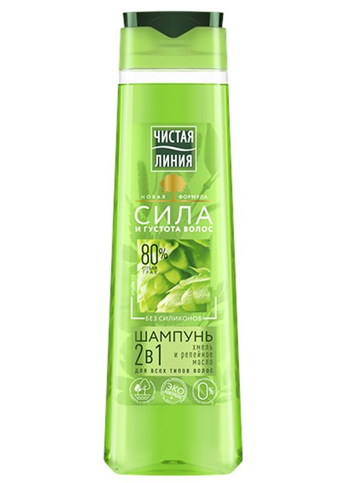 Sampon pentru par ЧИСТАЯ ЛИНИЯ 400 ml 2in1