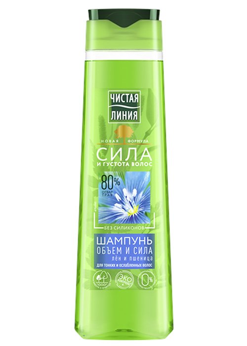 Sampon pentru par ЧИСТАЯ ЛИНИЯ 400 ml Germeni de griu