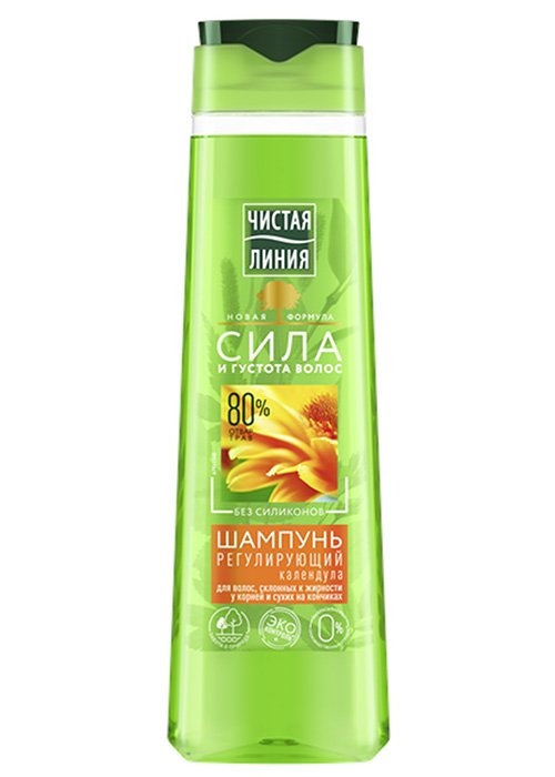 Sampon pentru par ЧИСТАЯ ЛИНИЯ 400 ml Salvie si galbenele