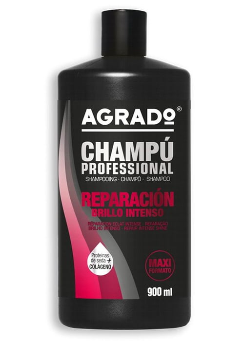 Шампунь для волос AGRADO Professional 900 мл Reparacion brillo intenso