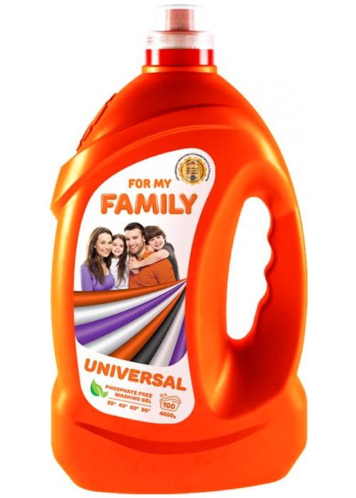 Стиральный жидкий порошок FAMILY 4 л Universal