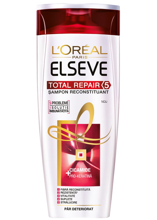 Sampon pentru par ELSEVE 400 ml Total Repair 5 Reconstituant