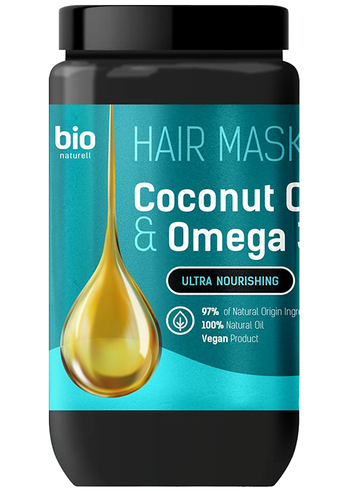 Masca pentru par BIO NATURELL 946 ml Coconut Oil & Omega 3