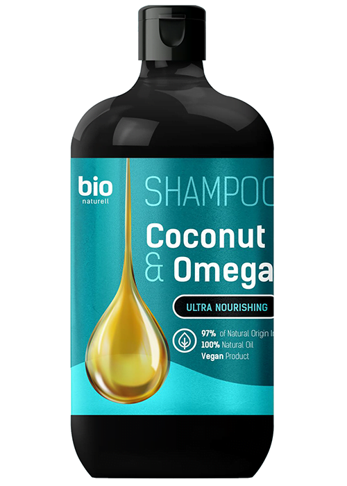Sampon pentru par BIO NATURELL 946 ml Coconut Oil & Omega 3