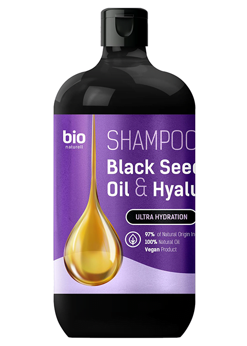 Sampon pentru par BIO NATURELL 946 ml Black Seed Oil & Hyaluronic Acid