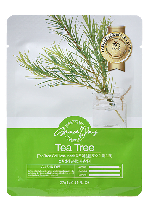 Masca de tesatura pentru fata GRACE DAY 27 ml Tea tree