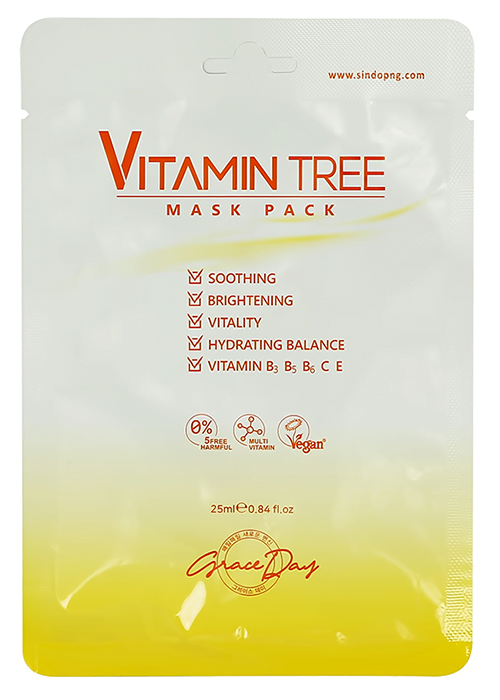 Masca de tesatura GRACE DAY Vitamin Tree 25 ml