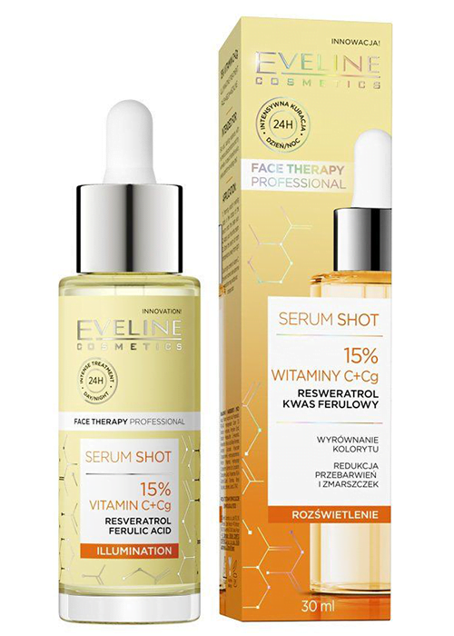 Serum pentru fata EVELINE Face Therapy 30 ml Cu 15% vitamina C+Cg