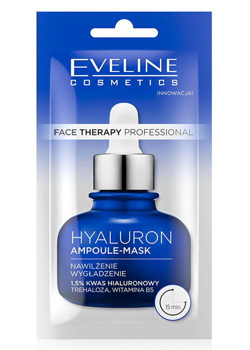 Masca fiola pentru fata EVELINE Face Therapy Professional 8 ml Hialuron