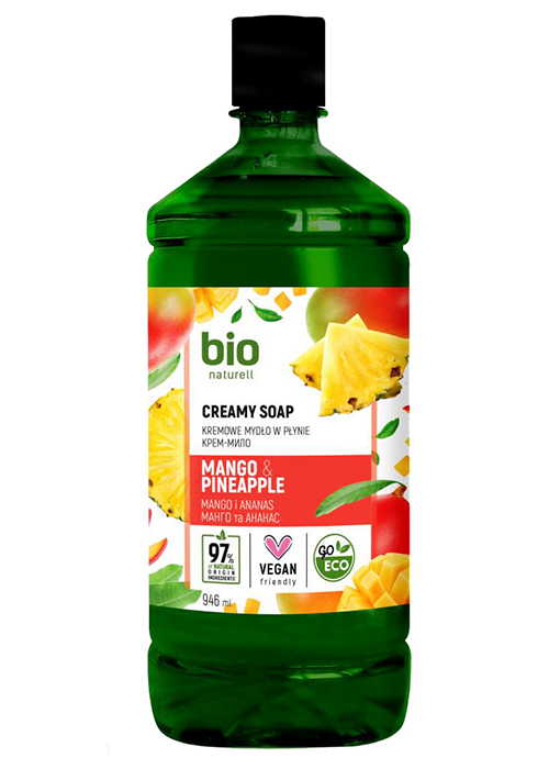 Sapun lichid BIO NATURELL 946 ml Mango si ananas rezerva