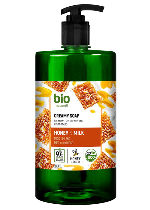 Sapun lichid BIO NATURELL 946 ml Miere si lapte