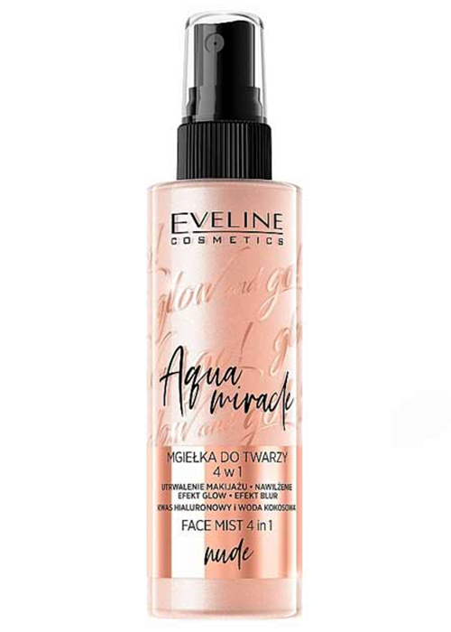 Spray-mist EVELINE Glow And Go aqua miracle 4 in 1 110 ml Nude