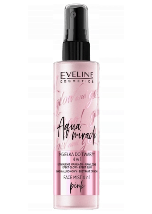 Spray-mist EVELINE Glow And Go aqua miracle 4 in 1 110 ml Pink
