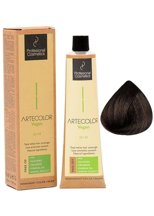 Vopsea pentru par PROFESIONAL COSMETICS ARTECOLOR Vegan 5.00 120 ml