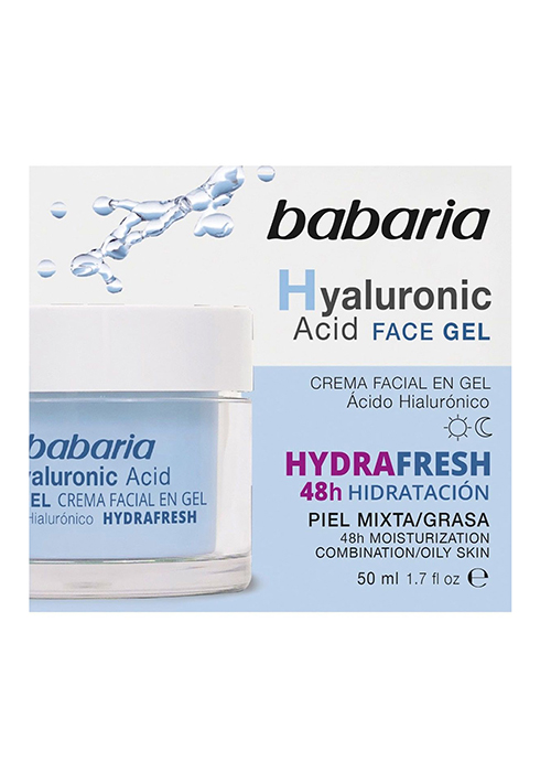 Crema-gel pentru fata BABARIA 50 ml Acid hyaluronic