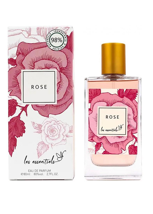 Apa de toaleta pentru femei LES ESSENTIELS 80 ml Rose