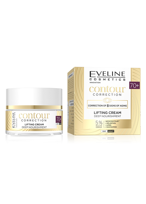 Крем для лица EVELINE Control Correction 50 мл 70+ Подтягивание