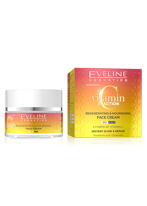 Crema pentru fata EVELINE Vitamin C 3x Action 50 ml Hranirea